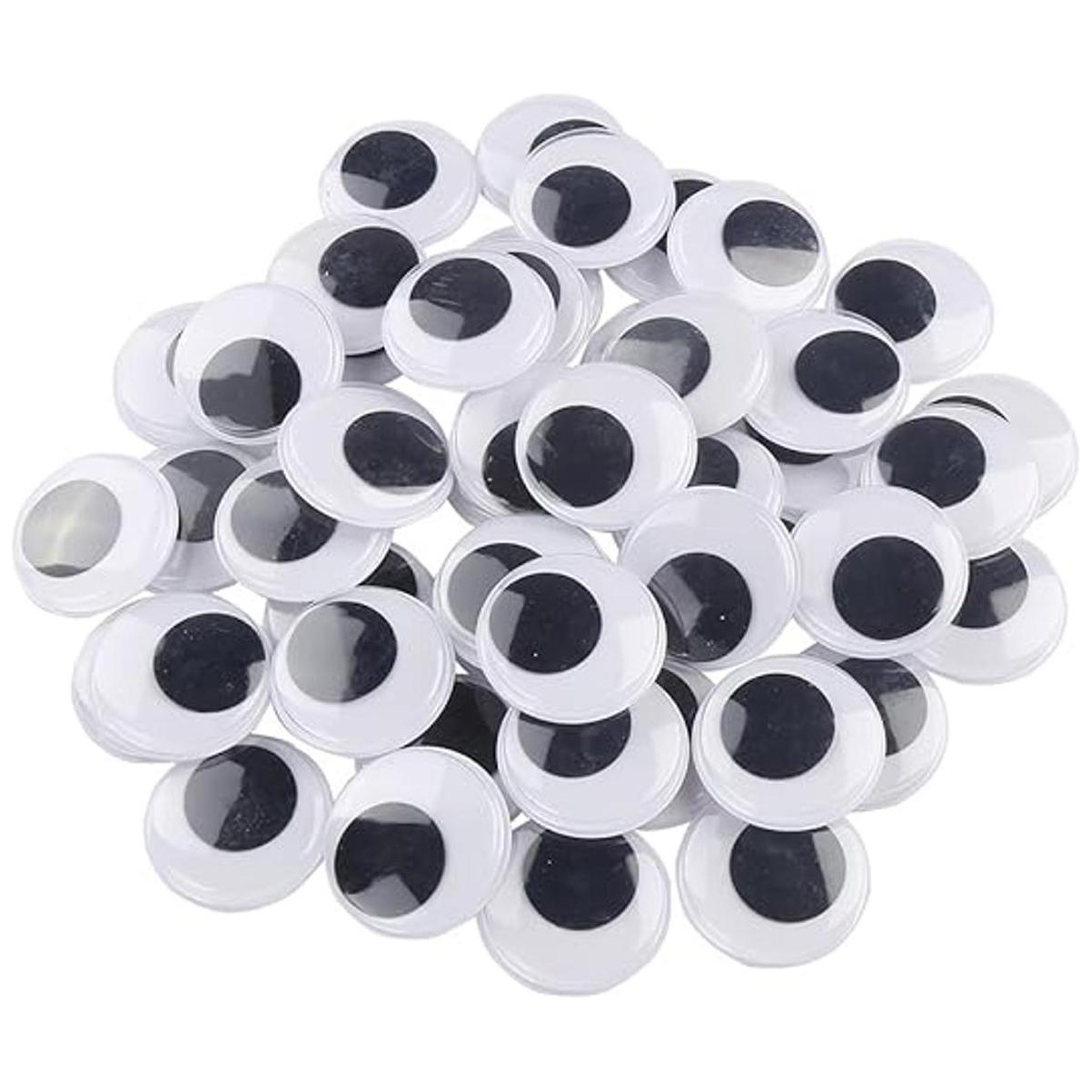 DECORA 500 piezas de 0.984 in de plástico con ojos