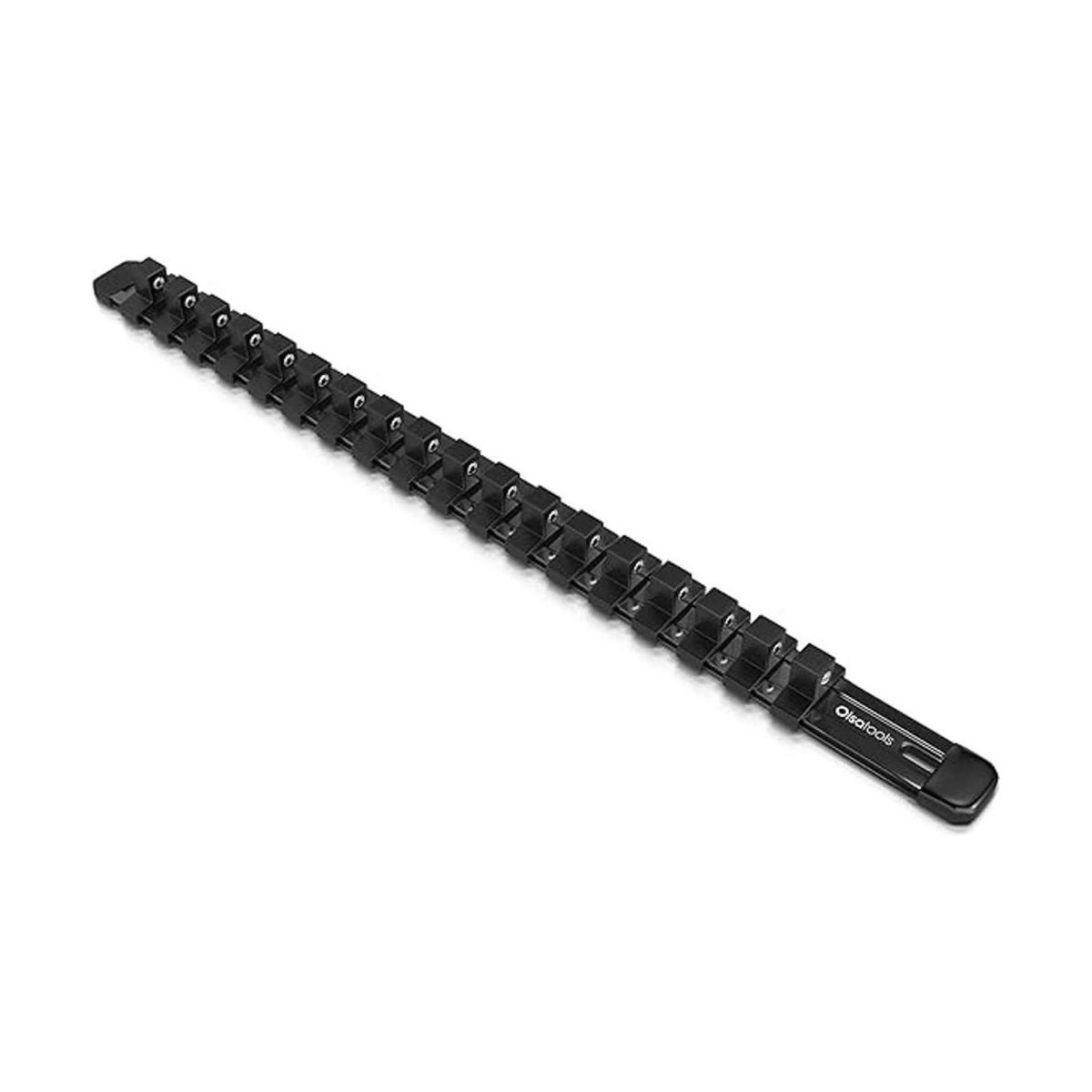 Enchufes rieles de aluminio. Negro