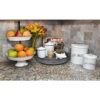 Creative CoOp Juego de 2 latas color blanco_2