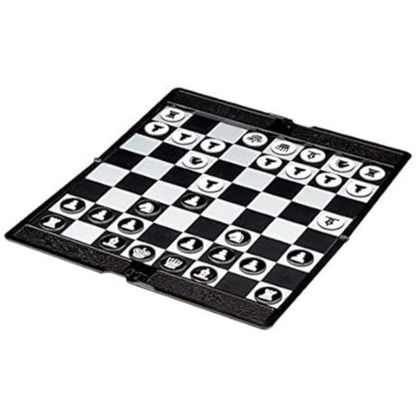 Plegable Mini Magnetic Chess Set Portable Wallet Pocket_2