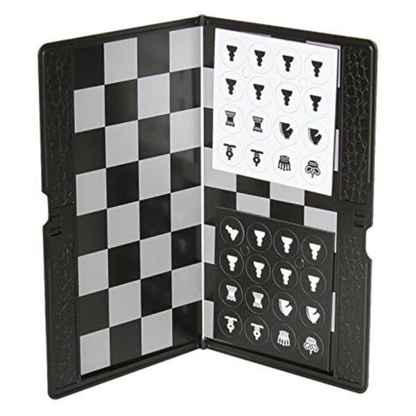 Plegable Mini Magnetic Chess Set Portable Wallet Pocket_3