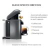 Cafetera Nespresso VertuoPlus Titan de lujo y sus