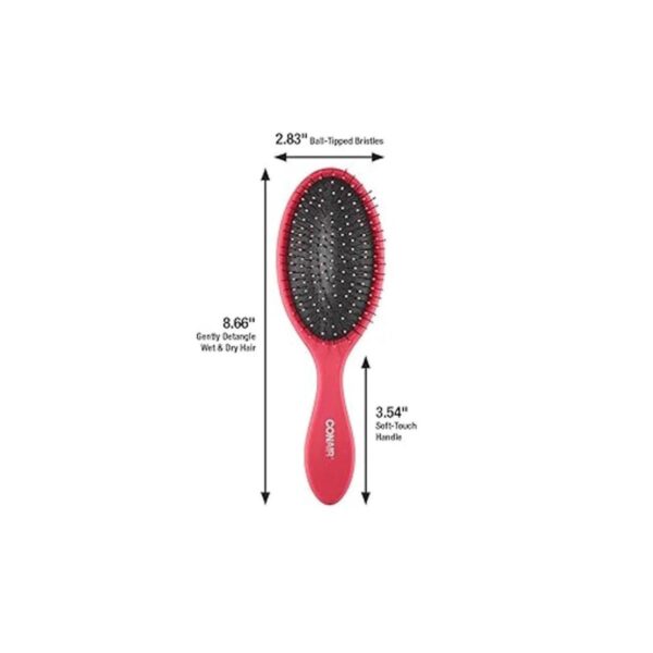Conair juego de cepillos acolchados desenredantes 3_2