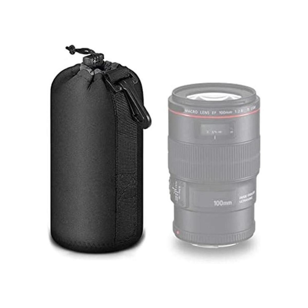 Selens Bolsa de neopreno con cordón protector para lente