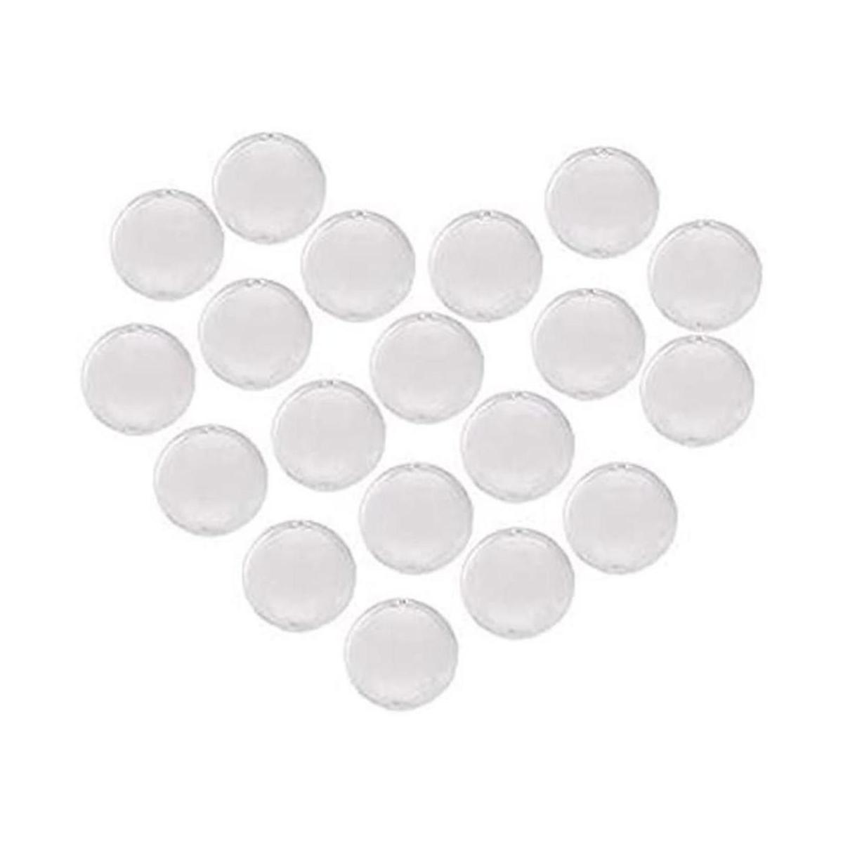 PH PandaHall 20 dijes de cristal transparente de 1.181 in