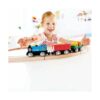 Hape Juego de motor con pilas Juego de tren de madera_3