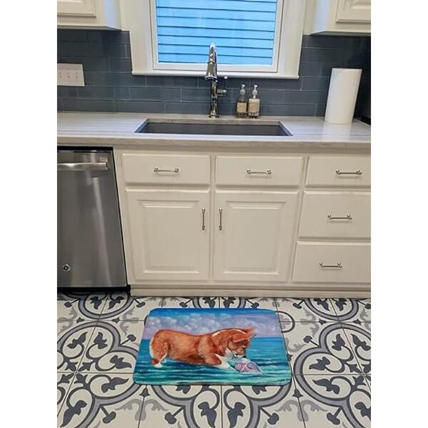 Carolines Treasures 7407RUG Corgi Sea Shell Find_3