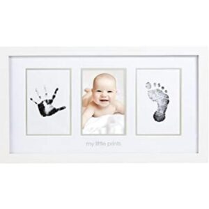 Marco de fotos Pearhead Babyprints color blanco para foto_1