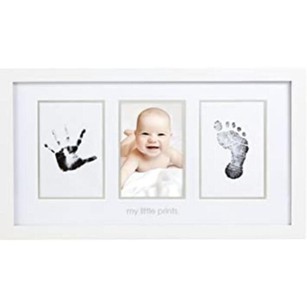 Marco de fotos Pearhead Babyprints color blanco para foto_1