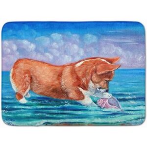 Carolines Treasures 7407RUG Corgi Sea Shell Find_1