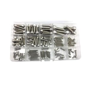 HVAZI 135 piezas métricas M2.5 M3 M4 M5 M6 M8 304 de acero_1