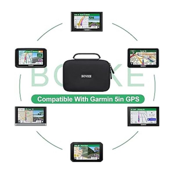 BOVKE Funda rígida para navegador GPS de 5 pulgadas