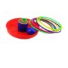 Ogrmar Juego de anillos deportivos de plástico colorido de_5