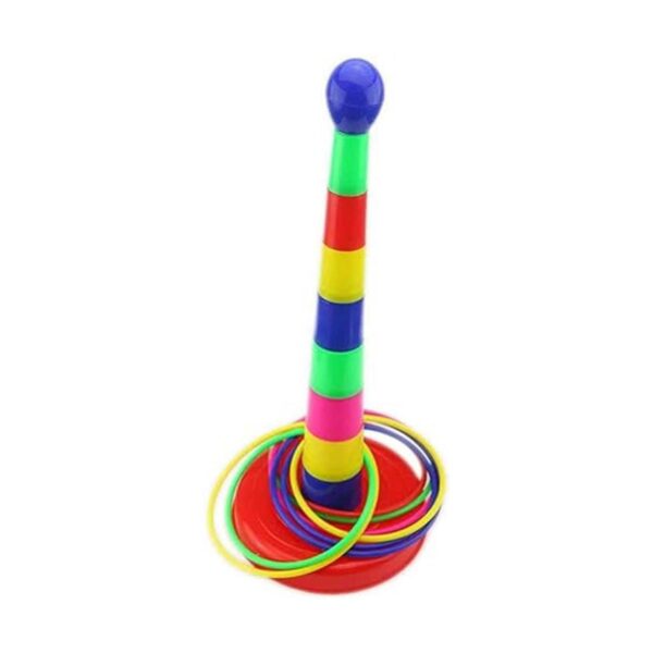 Ogrmar Juego de anillos deportivos de plástico colorido de_2