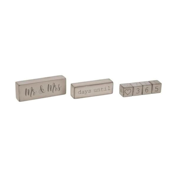 Ganz 6 unidades Bloque de madera Calendario para Día de_3