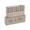 Ganz 6 unidades Bloque de madera Calendario para Día de_1