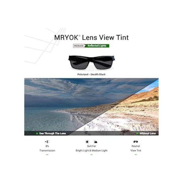 Mryok Replacement Lenses for Arnette Big Deal AN4168_4