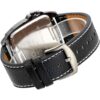 Avaner Reloj de pulsera punk para hombre doble zona