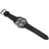 Avaner Reloj de pulsera punk para hombre doble zona
