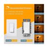 Bombilla LED tubular vintage de filamento regulable T30 de
