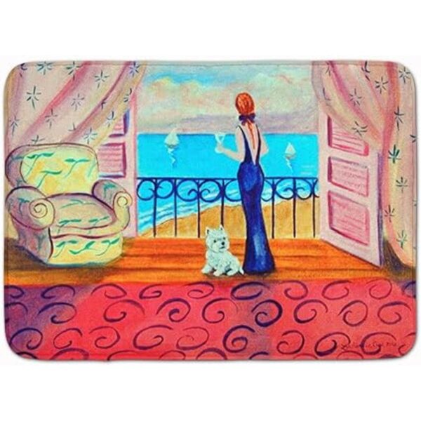 Carolines Treasures 7125RUG Westie Alfombrilla de espuma_1