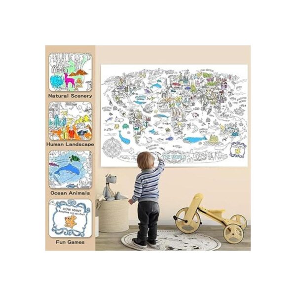 Jar Melo Póster gigante para colorear para niños póster_2