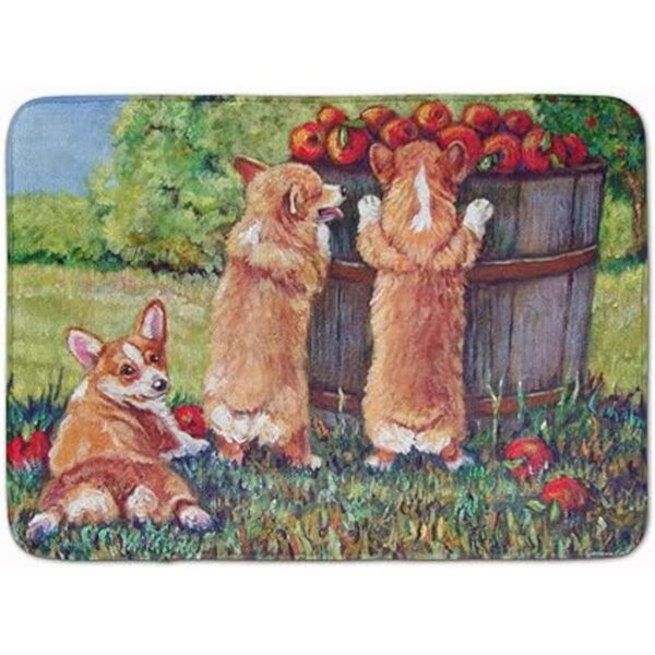 Carolines Treasures 7351RUG Manzana Helper Corgis lavable_1