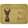 Carolines Treasures BB1488RUG Min Pin Spoiled Dog Lives_1