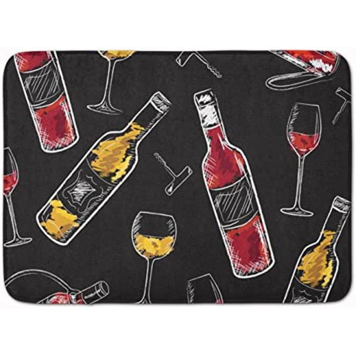 Tesoros de la Caroline bb5197rug Vino Rojo y Blanco sobre
