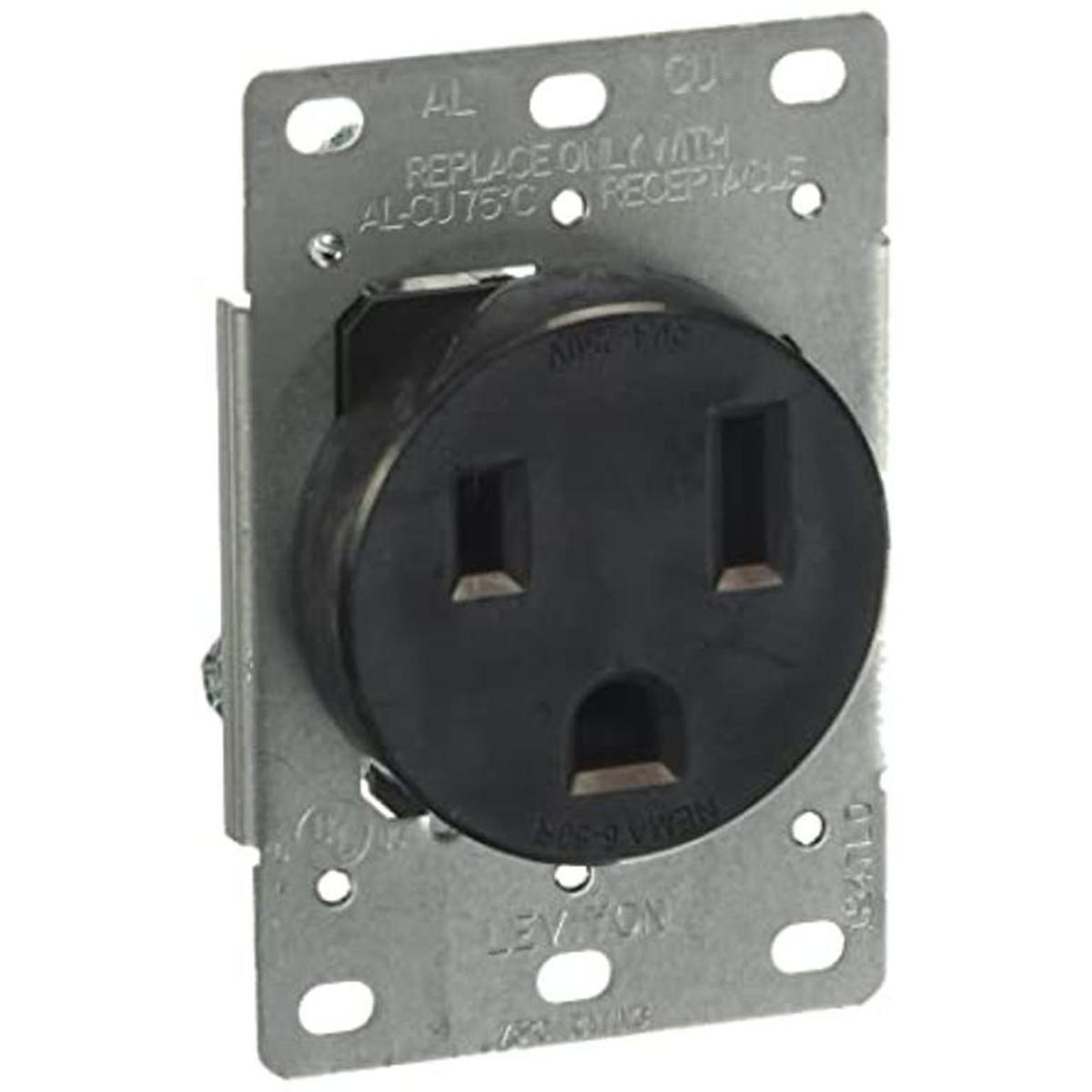Leviton 5374S00 50 amperios 250 voltios receptáculo de
