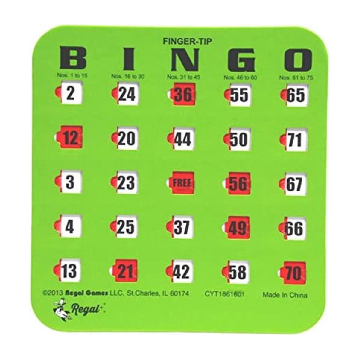 Cartas de bingo Regal Games