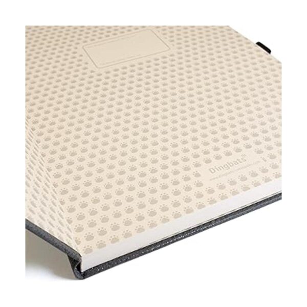 Dingbats Cuaderno grande de Wildlife liso elefante gris_2