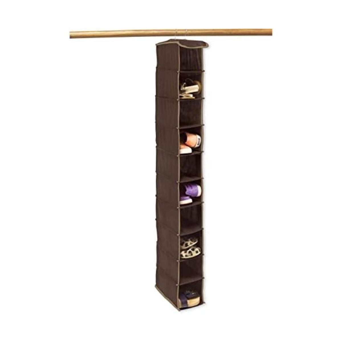 SimpleHouseware Organizador de zapatos colgante con 10