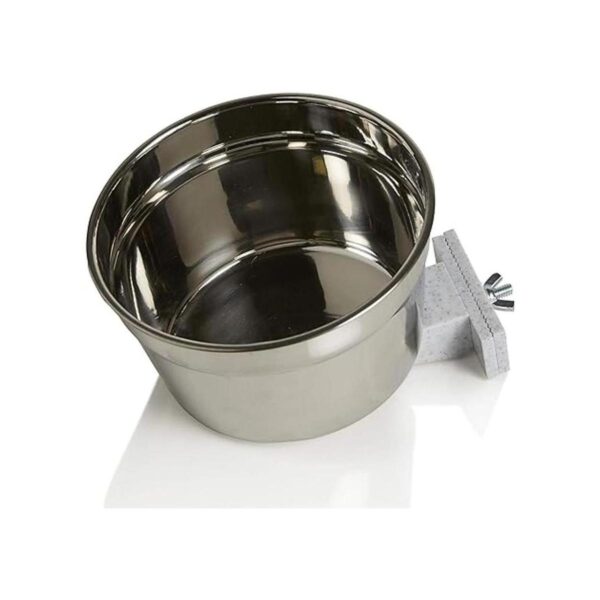 Lixit Crock de acero inoxidable Jumbo acero inoxidable