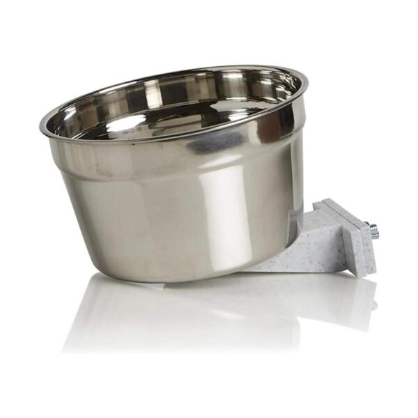 Lixit Crock de acero inoxidable Jumbo acero inoxidable