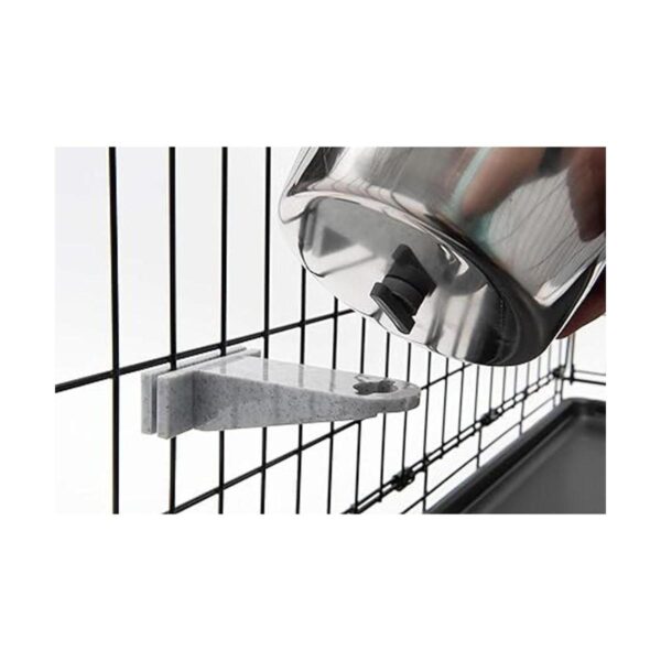 Lixit Crock de acero inoxidable Jumbo acero inoxidable