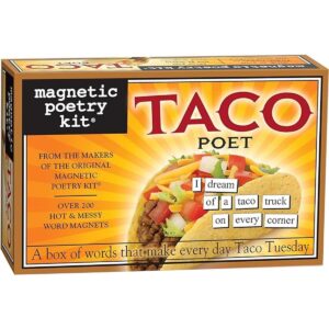 Poesía magnética Kit de poeta taco Palabras para_1
