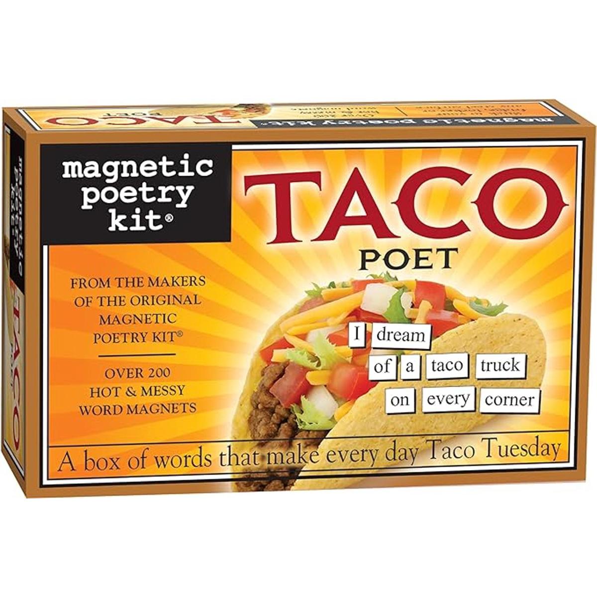 Poesía magnética Kit de poeta taco Palabras para