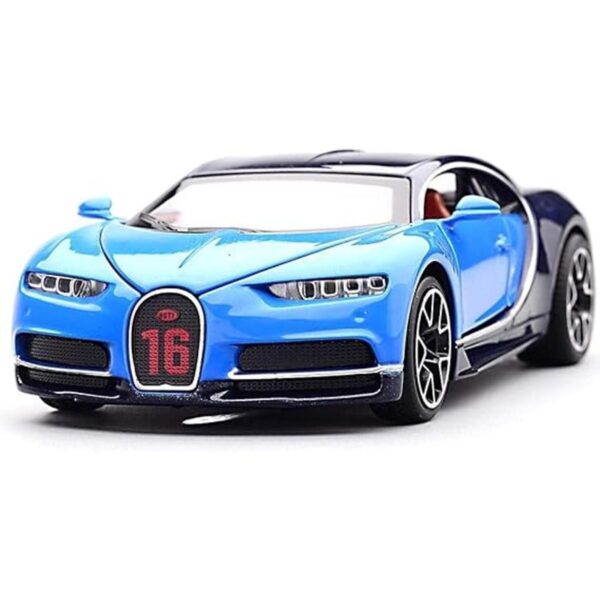 Bugatti Chiron azul negro 1 24 por Maisto 31514_1