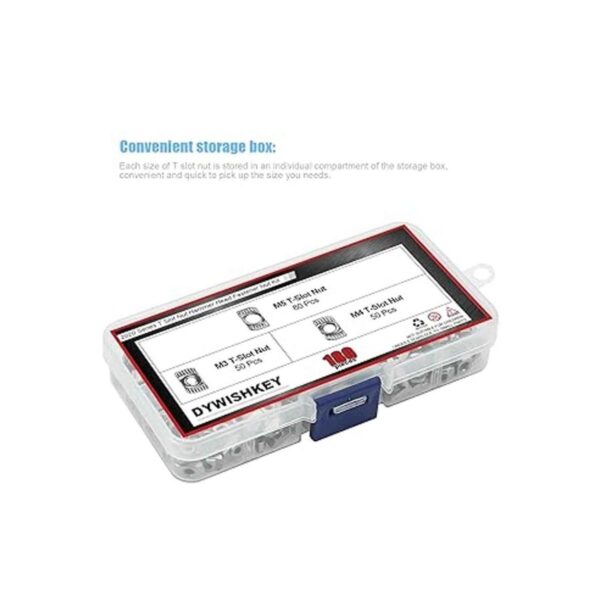 DYWISHKEY 180 piezas 2020 serie T tuercas M3M4M5 T_4