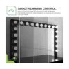 Bioluz LED focos en forma de globo con luz LED ajustable