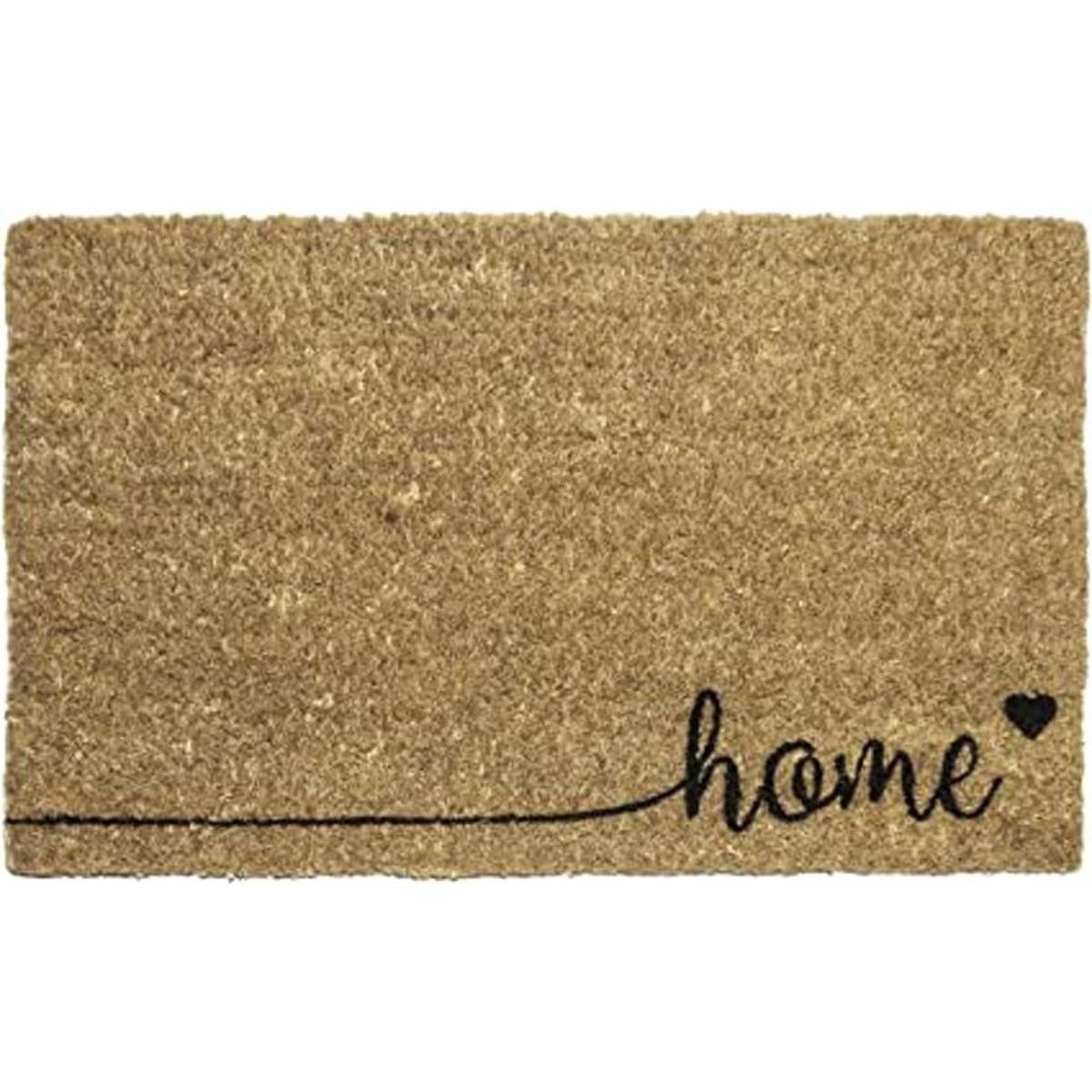 Entryways Home Felpudo de fibra de coco totalmente