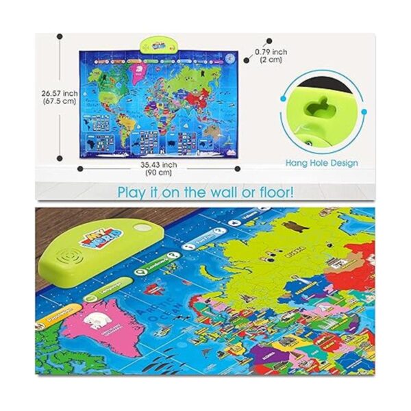 BEST LEARNING iPoster My World Interactive Map Juguete_6