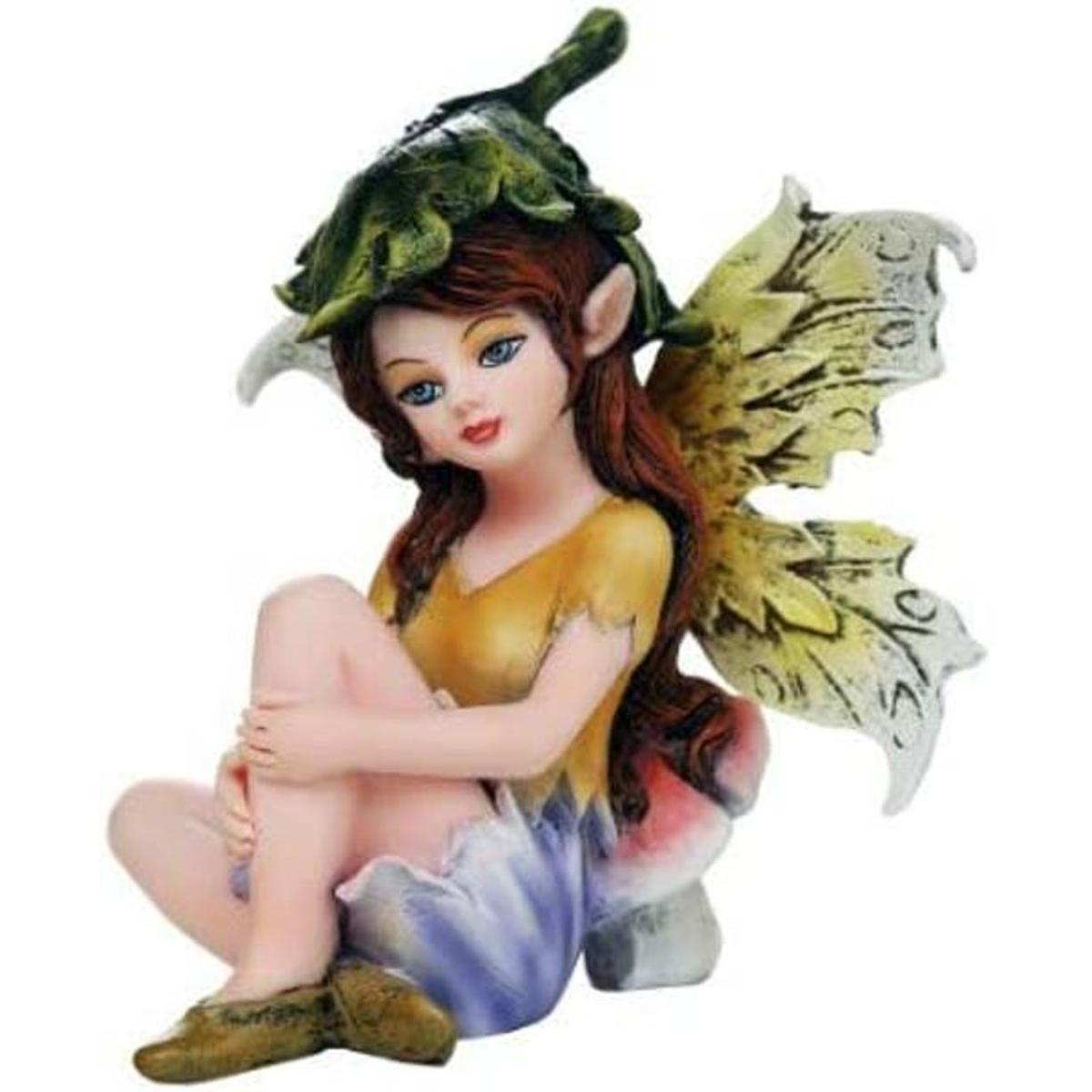 Pacific Giftware Figura decorativa de hadas para jardín de