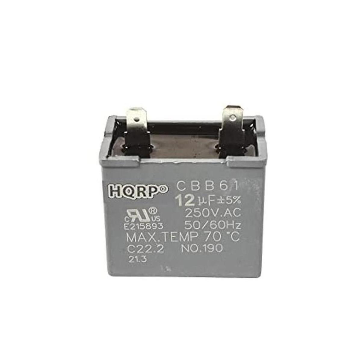 HQRP 12uf condensador de refrigerador compatible con