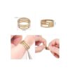 PH PandaHall 1120 anillos divididos de acero inoxidable