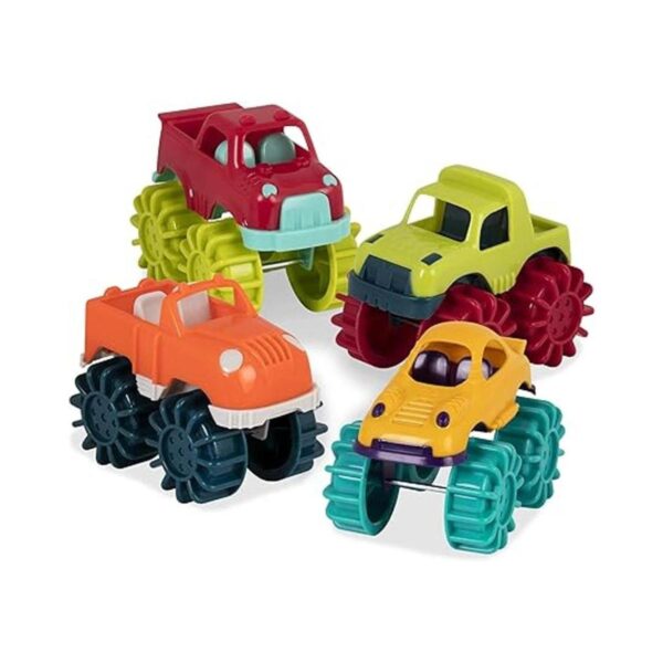 Battat Mini Monster Trucks Juego de 6 mini camiones para_2
