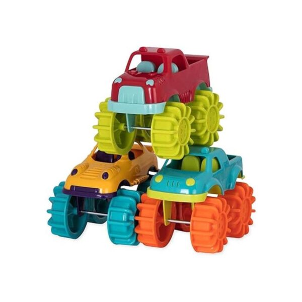 Battat Mini Monster Trucks Juego de 6 mini camiones para_3