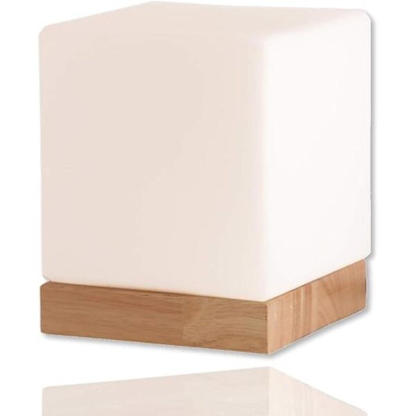 Lámpara de mesa de madera natural Lightaccents._1