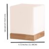 Lámpara de mesa de madera natural Lightaccents._5